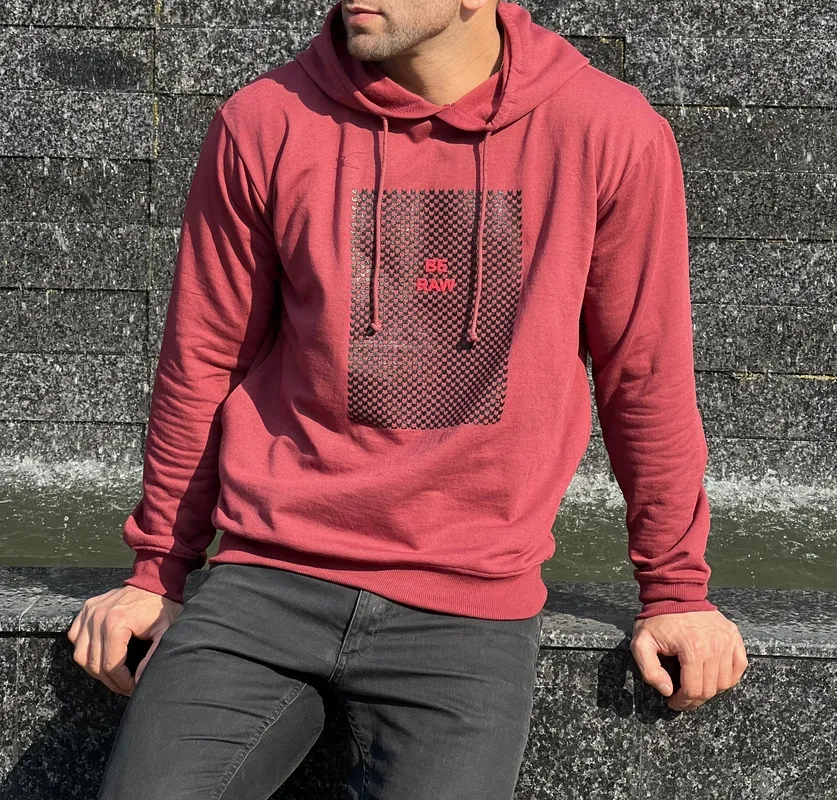 Wine Fleece Hoodie