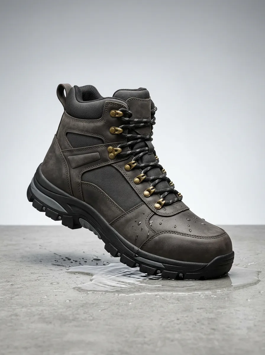 Distinctive Tactical Hiking Everyday Look Men' Waterproof Work Boots