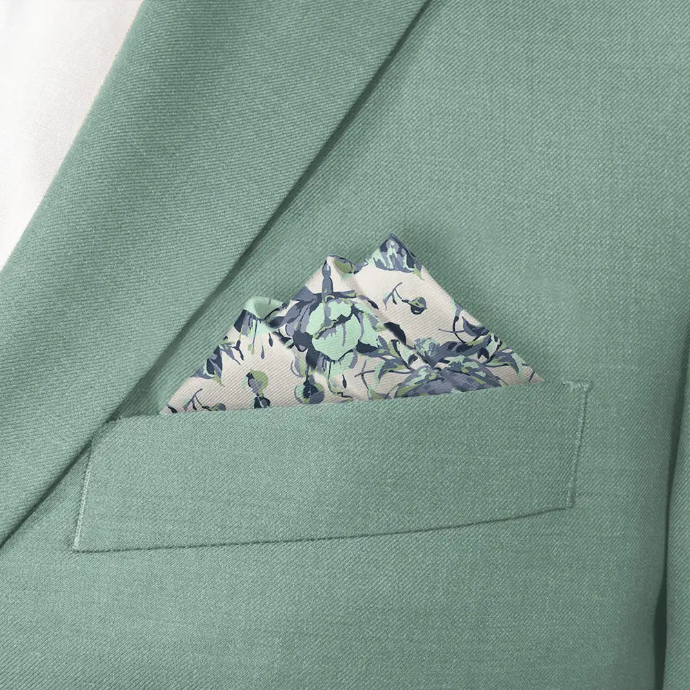 Smart Classic Floral Pocket Square
