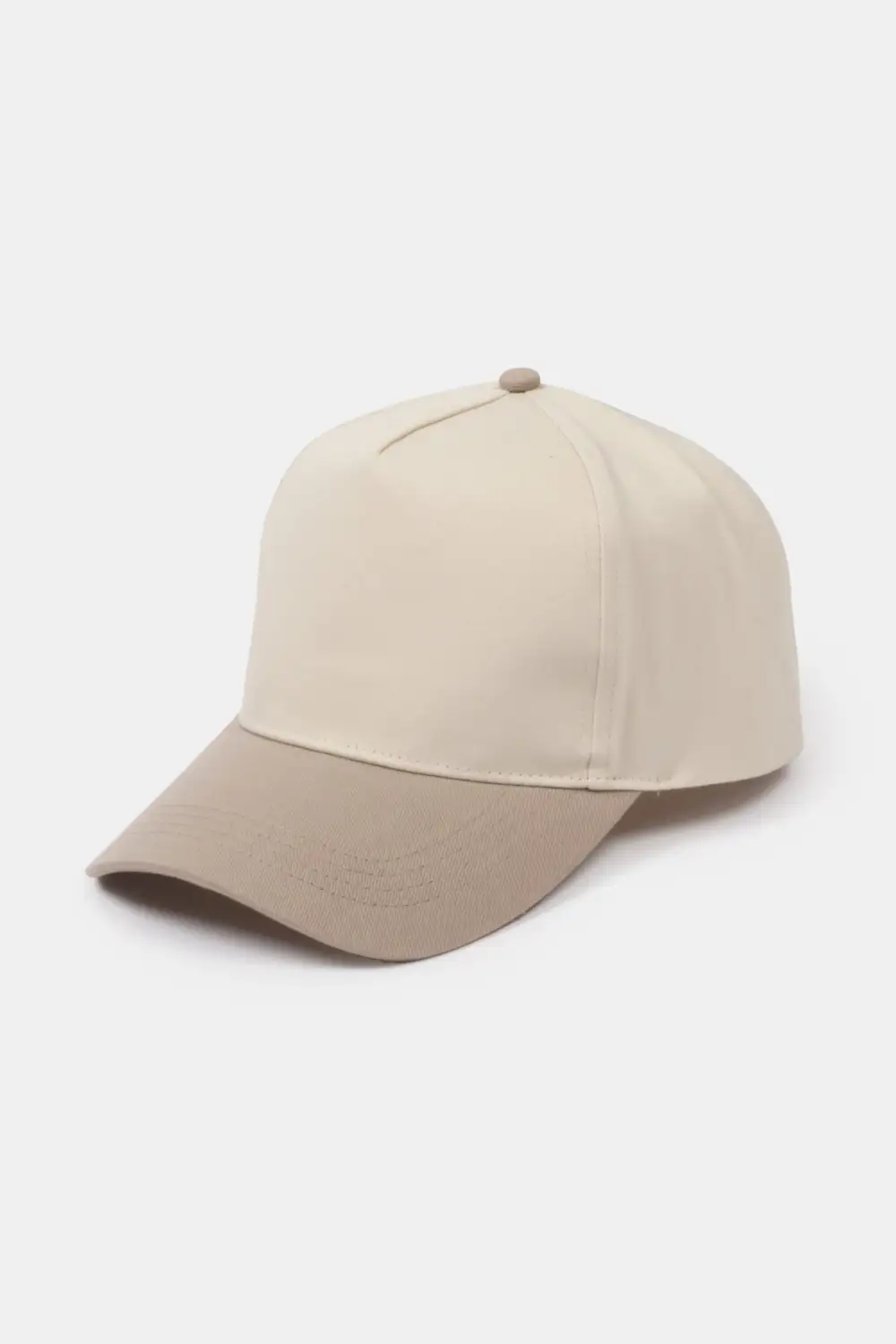 Two Tone Five Panel Panel Baseball Cap