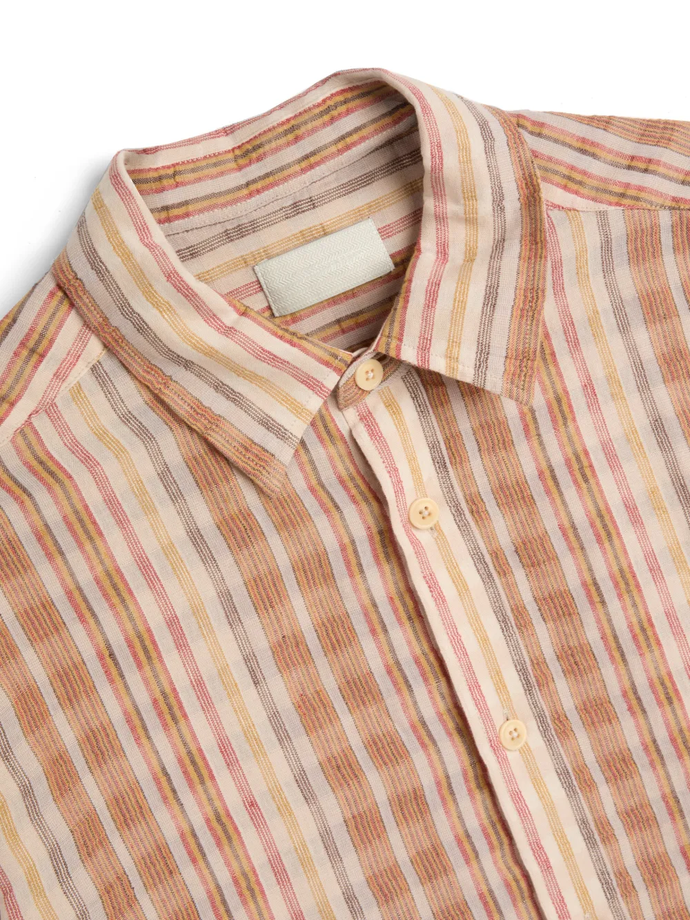 Multi Oversized Striped Cotton Shirt