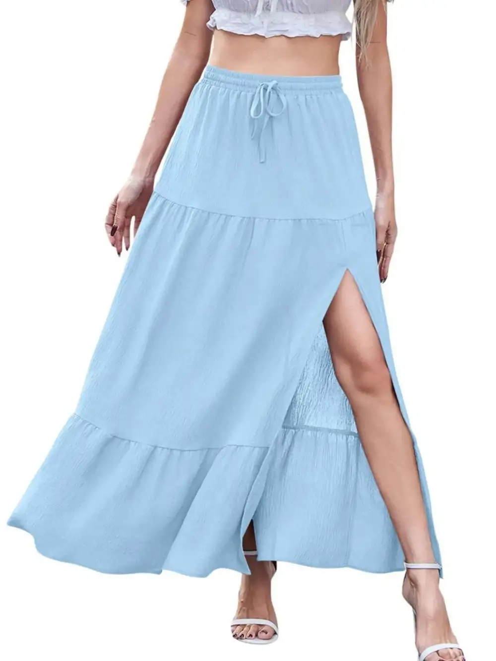 Slit Maxi Skirt