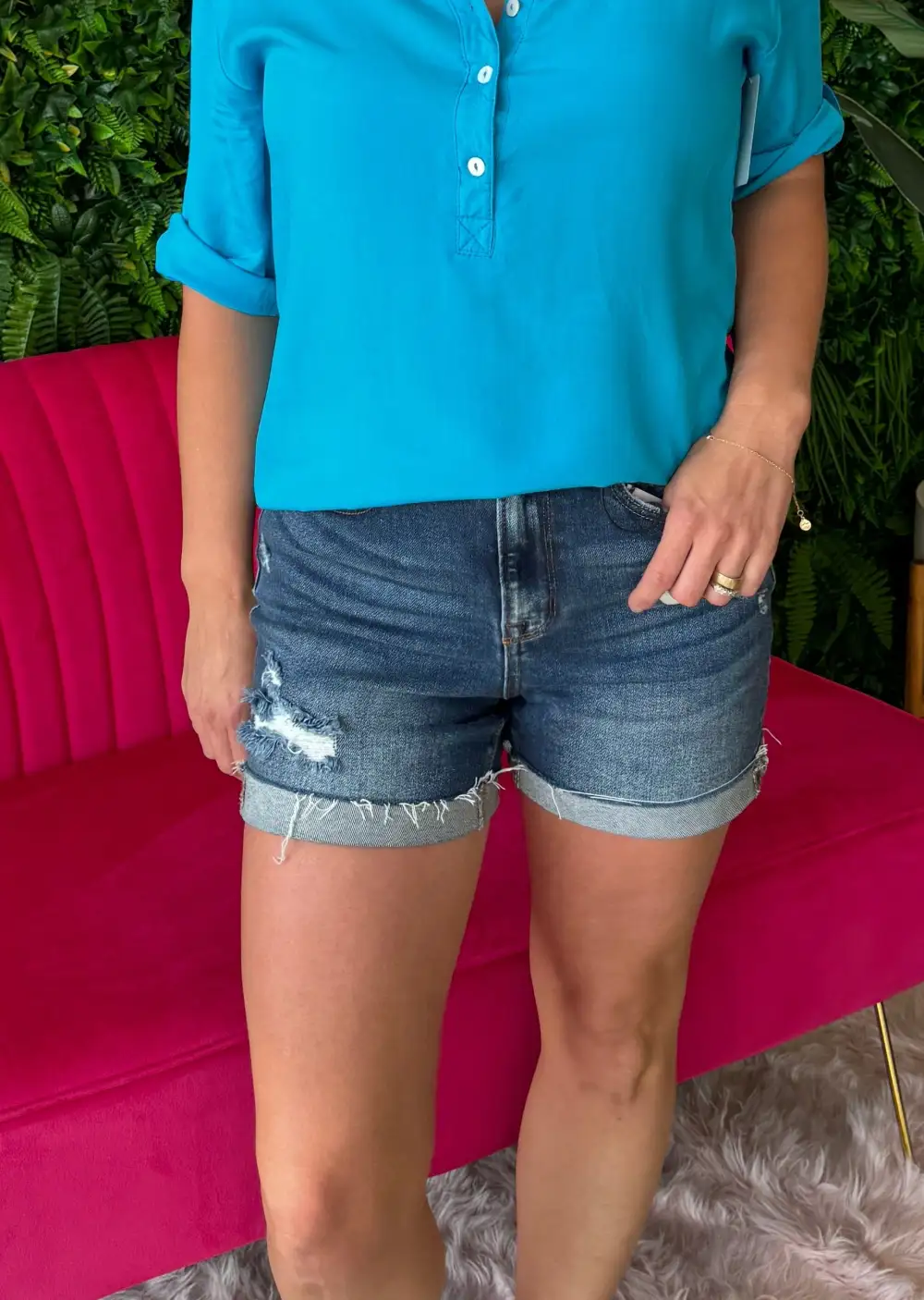 Everyday Relaxed Denim Shorts