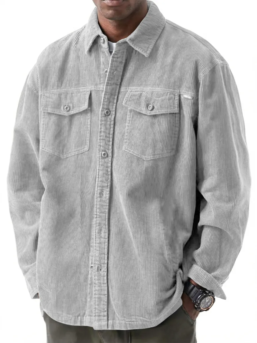 Corduroy Double Pocket Shirt