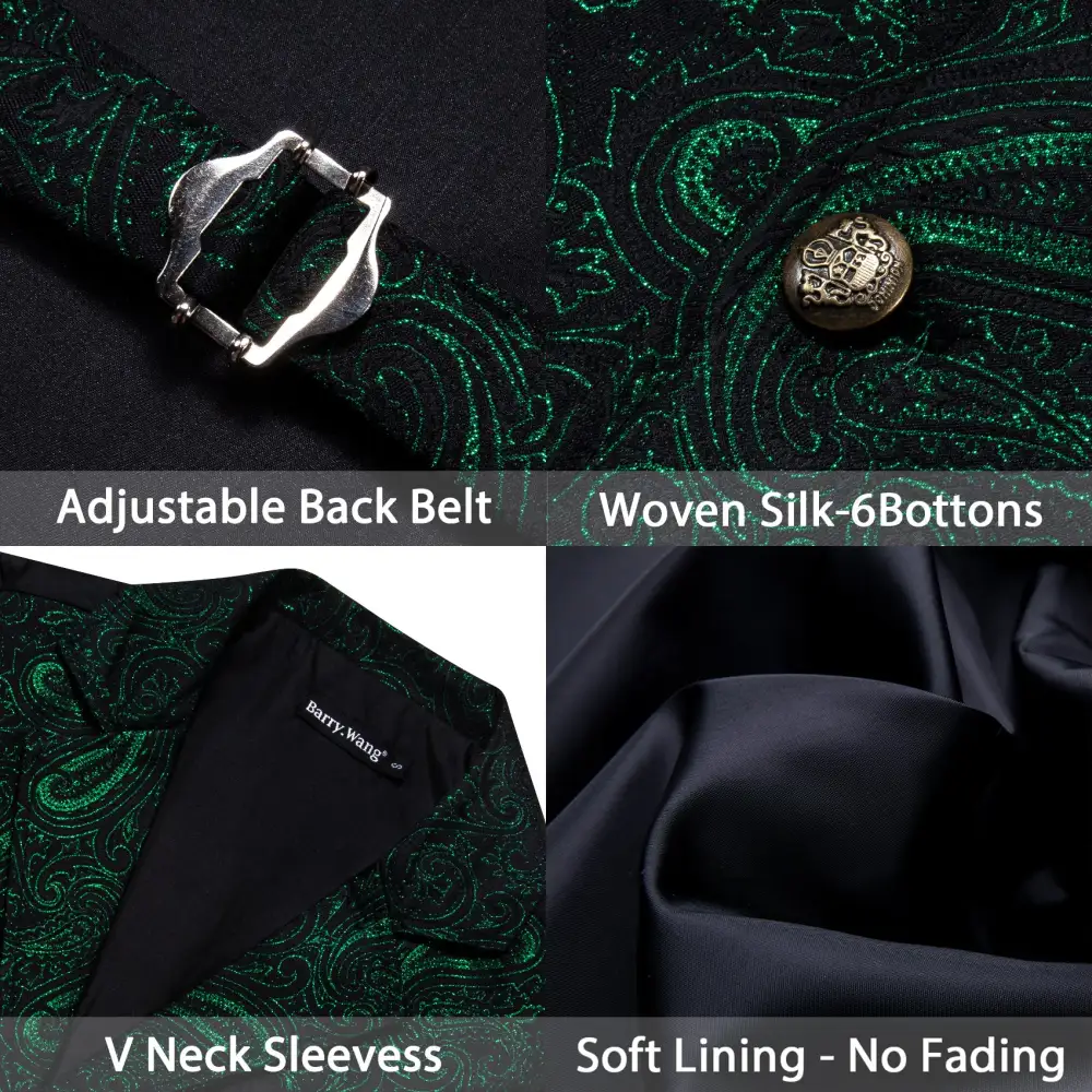 Refined Paisley Dress Vest