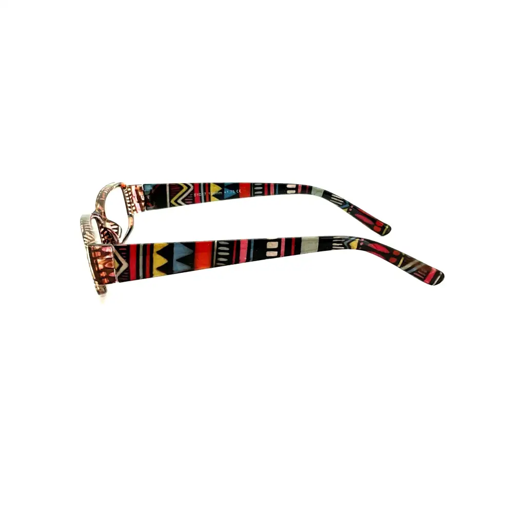 Aztec Print Reading Glasses with Matching Case
