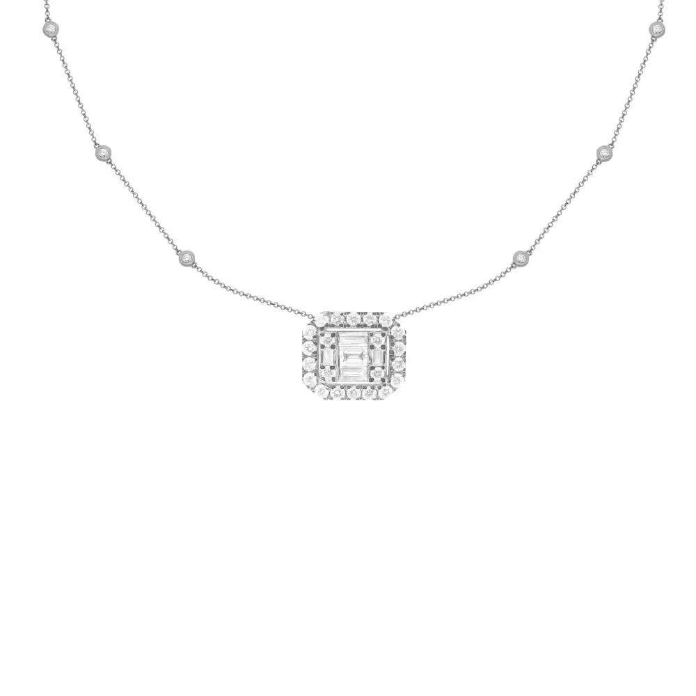 Minimal Statement Classic Diamond Necklace