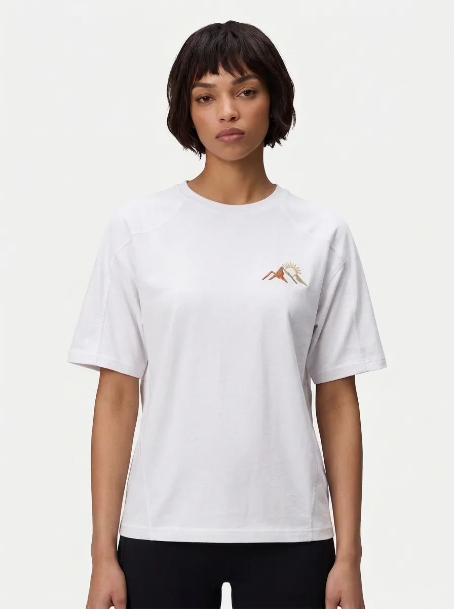 Women's Mountain Sun Embroidered Raglan T-Shirt