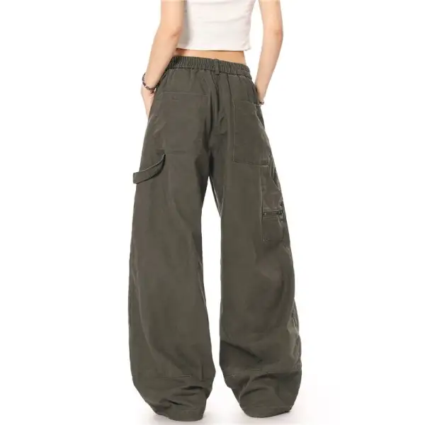 Women's Minimal Wide Leg Loose Fit Pants