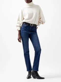 Gentle Style Soft High Collar Loose Sweater
