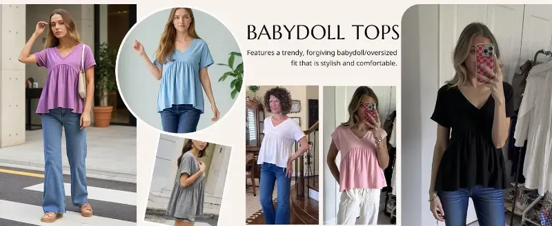 Women's Summer Peplum Top