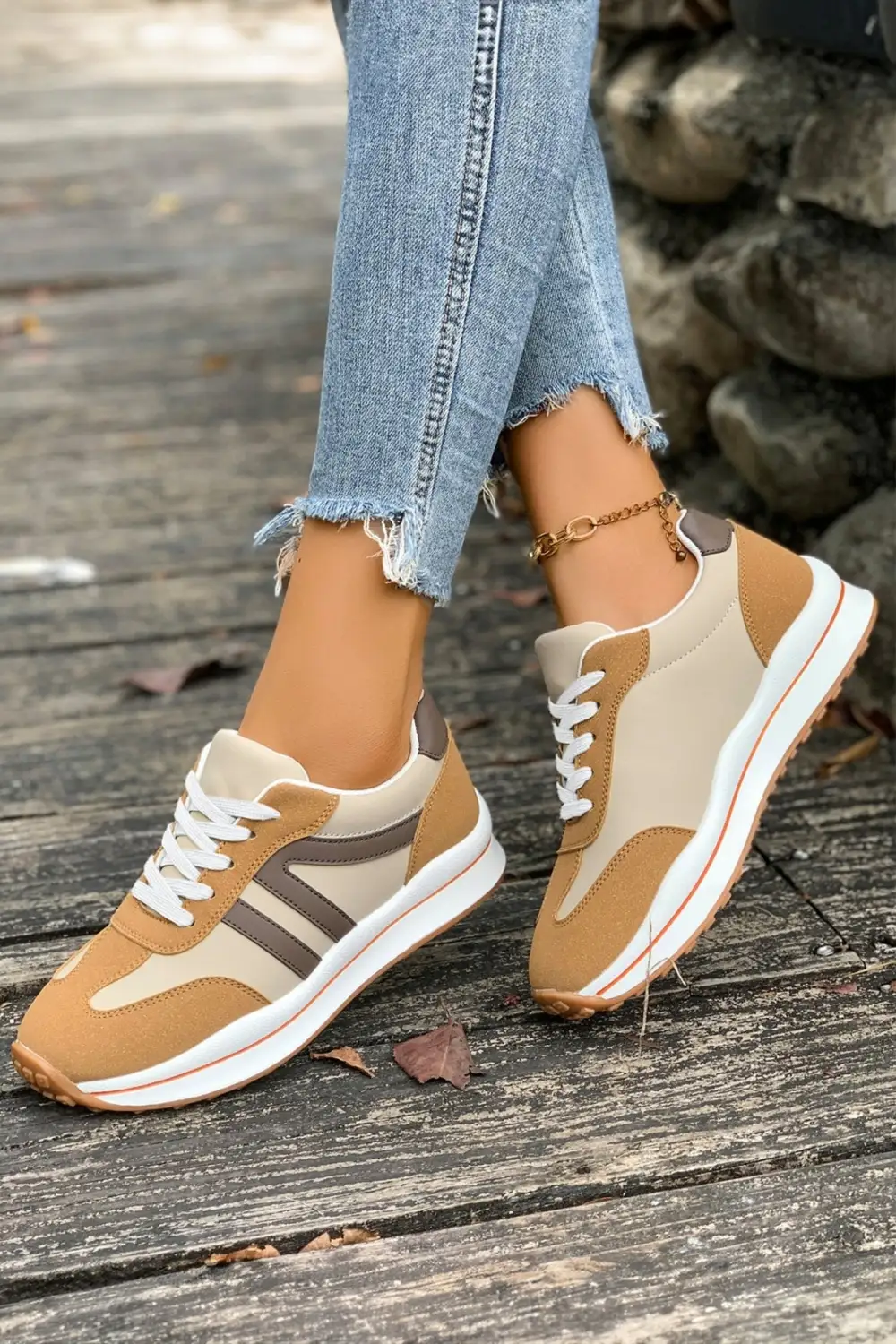Active Lace Colorblock Sneakers
