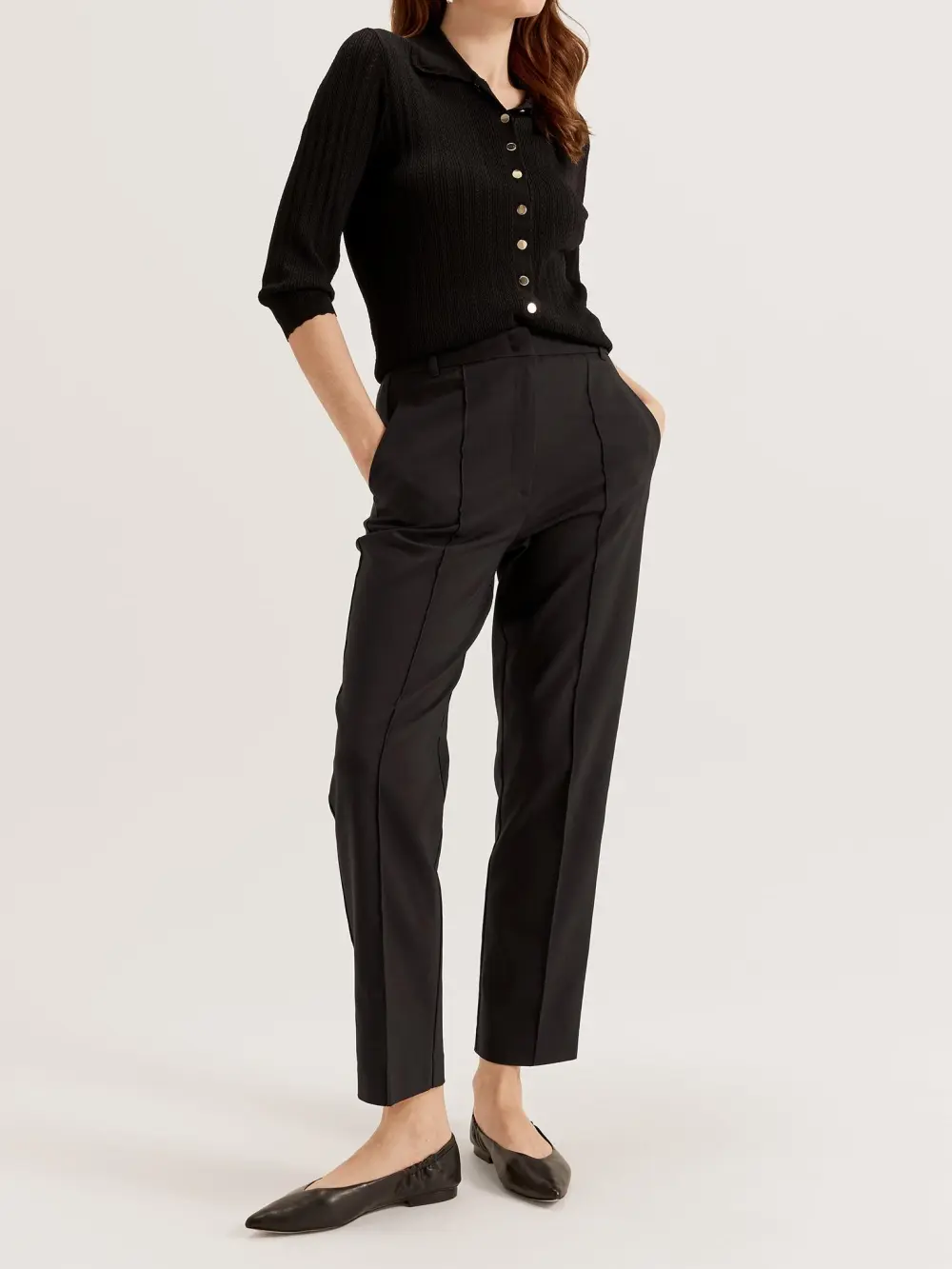 Arianna Fly Front Pant