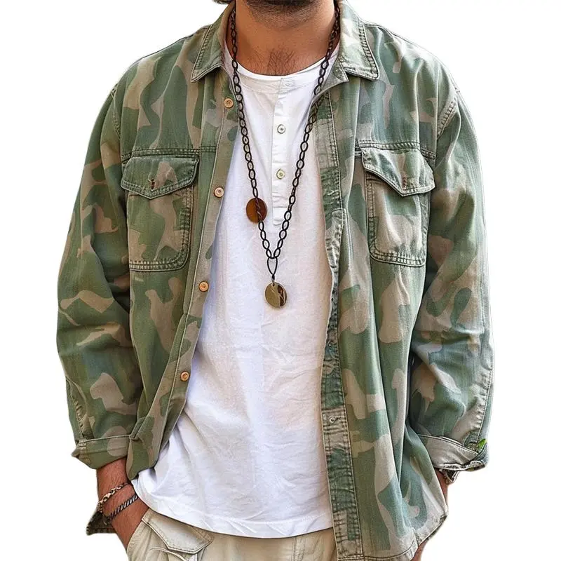 Tailored Utility Camo Jacket