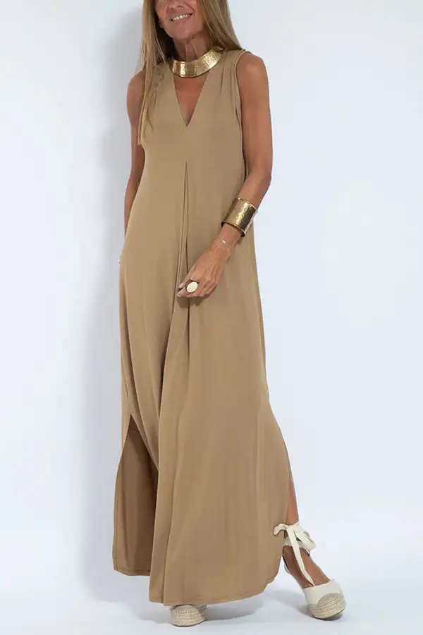 Elowen Flowy Maxi Comfort Dress