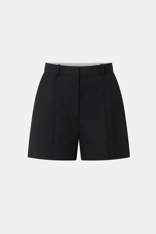 Black Tailored Shorts