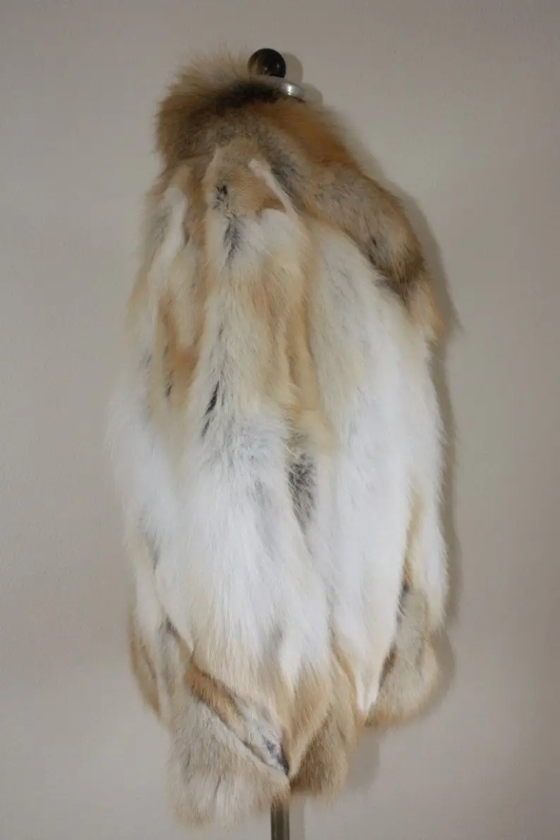 Golden Fox Fur Coat