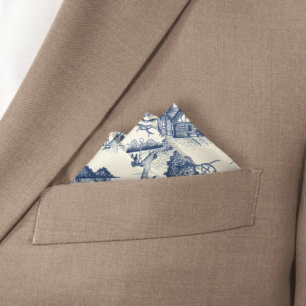 Crisp Graceful Suit Pocket Square