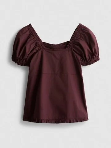 7-15yrs | Puff Sleeve Blouse
