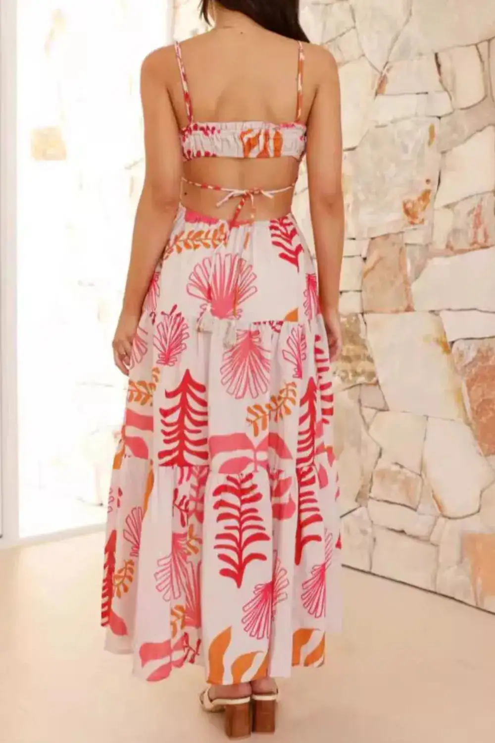 Soft Midi Cutout Dress