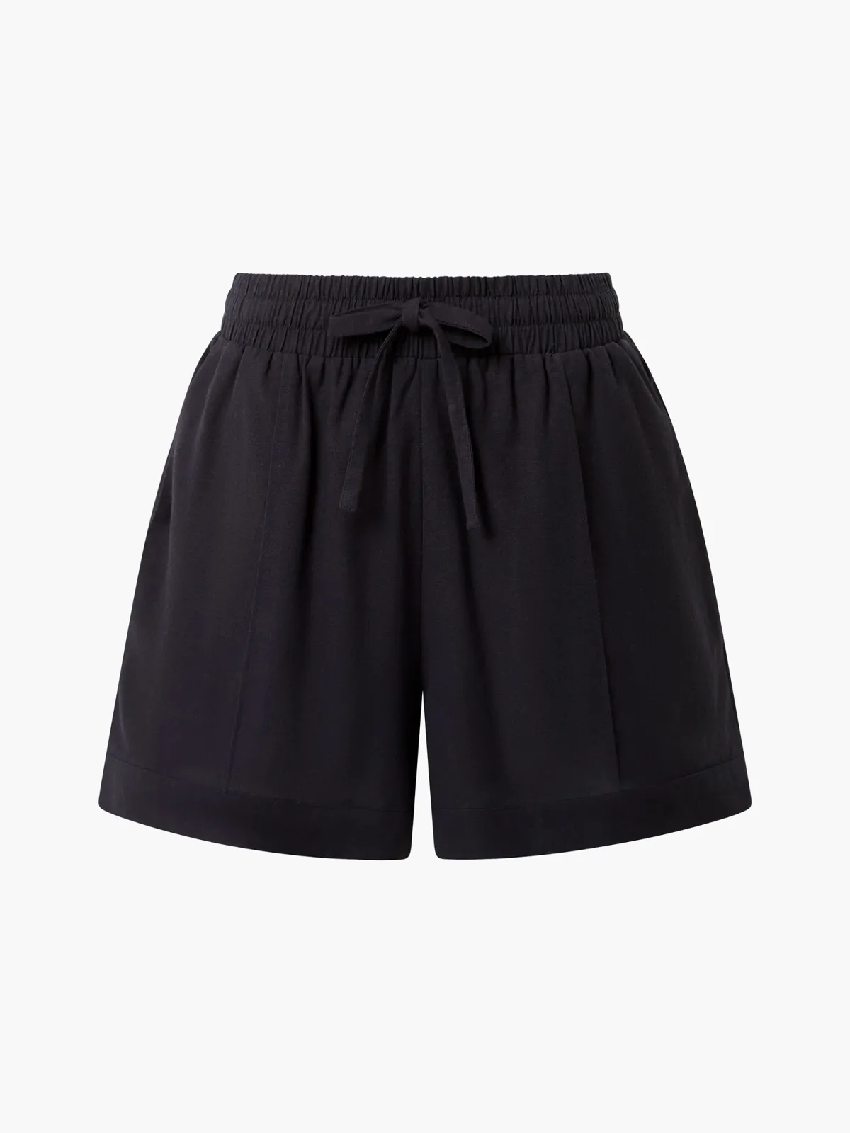 Soft And Breathable Cotton And Linen Loose Shorts