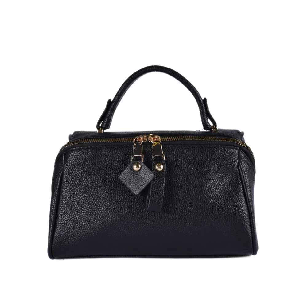 Streamlined Leather Crossbody Bag