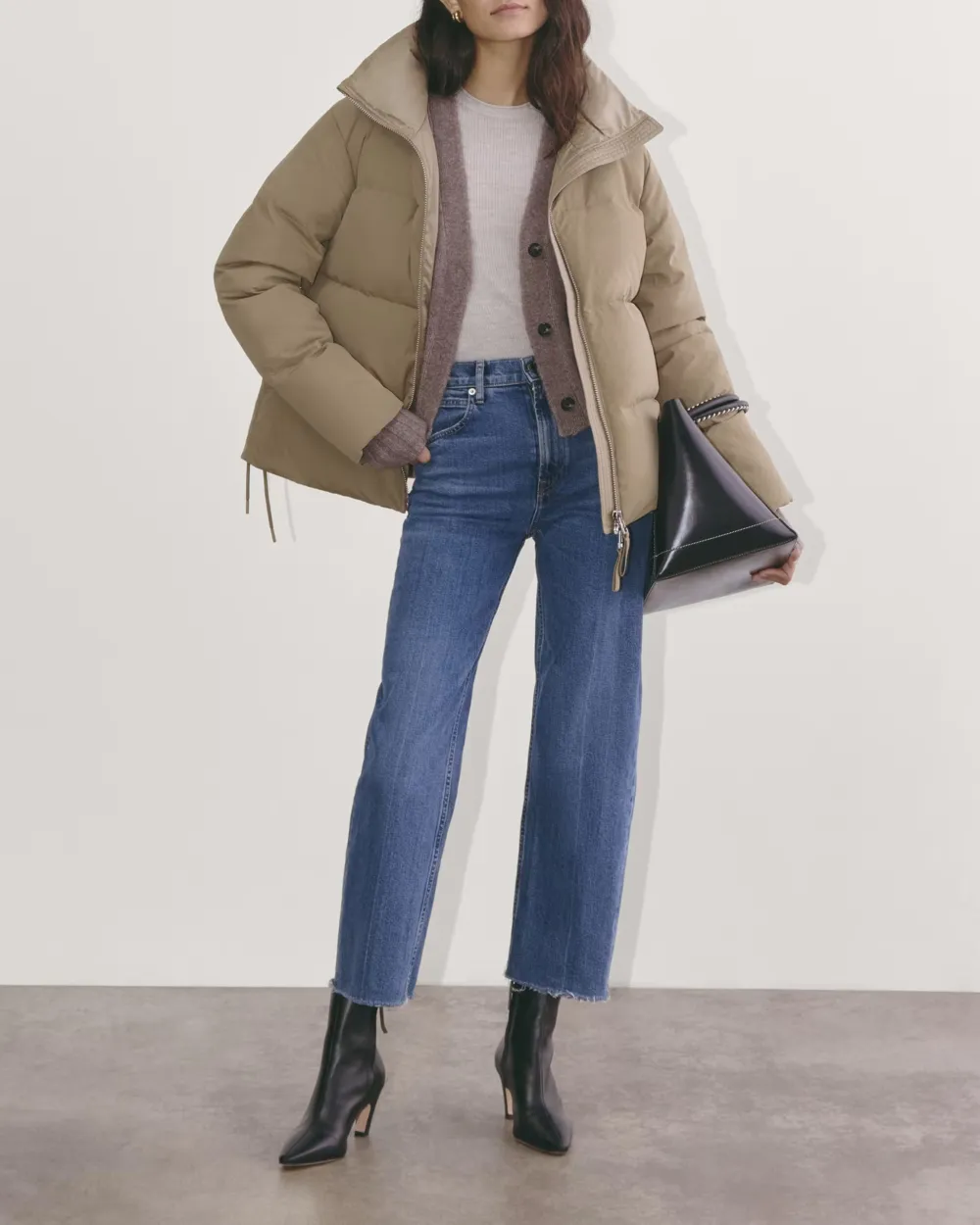 Collared Down Jacket