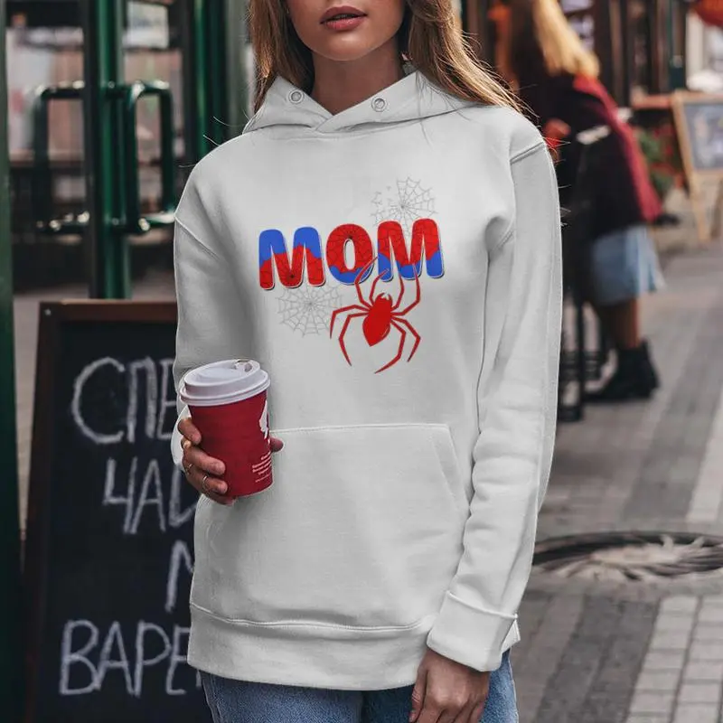 Spiders Mom Matching Family Birthday Mother's Day Women Hoodie