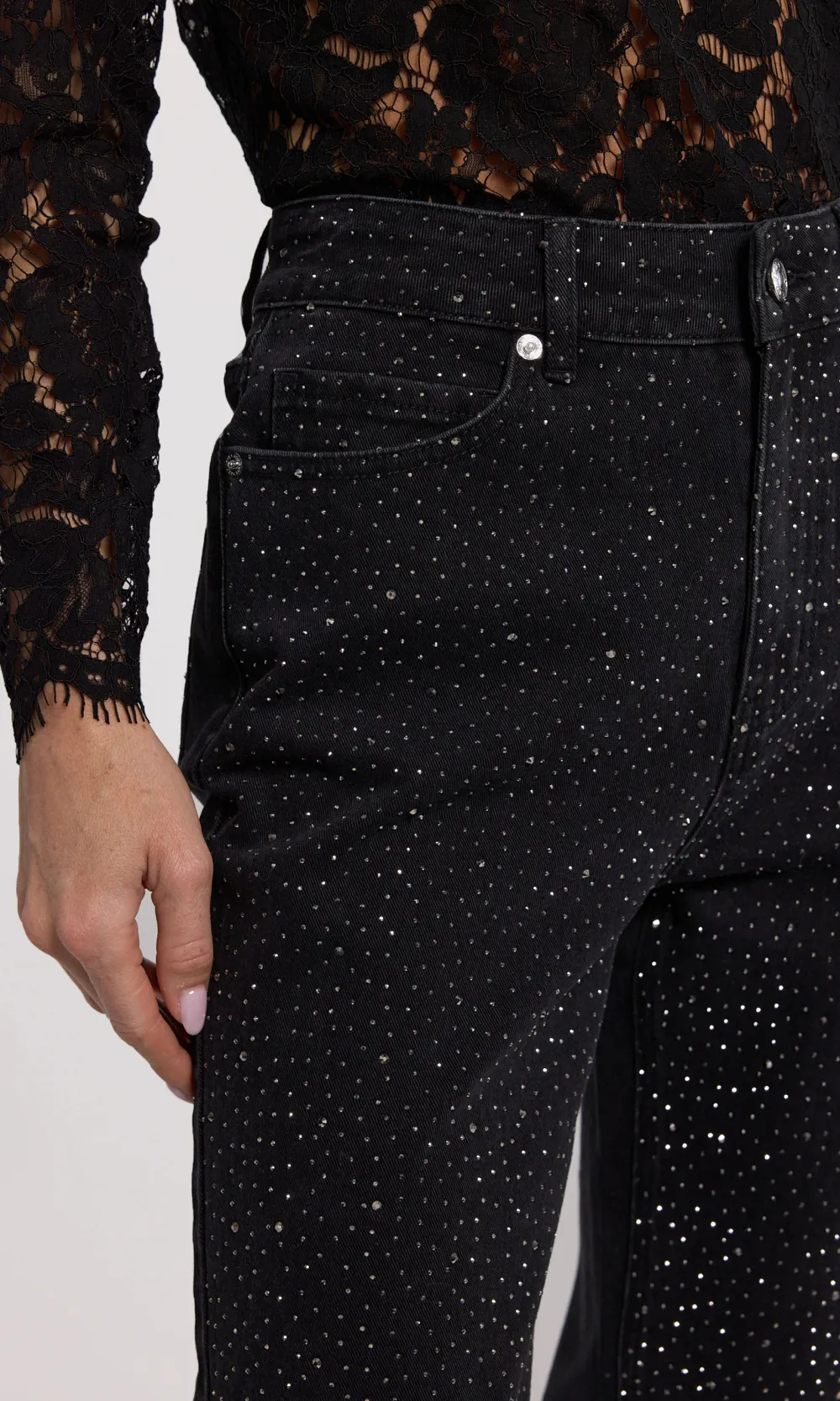 Compact Crystal Jeans