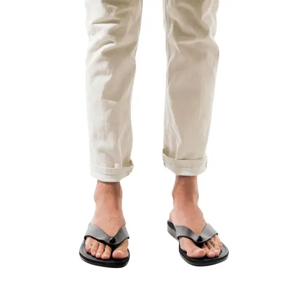 Leather Flip Flop Sandals