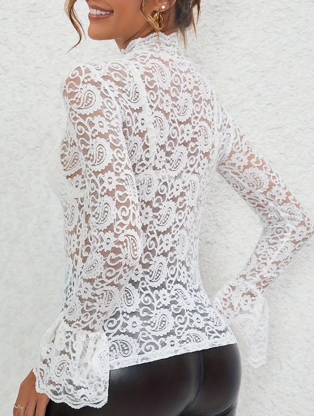 Everyday Lace Detail Blouse