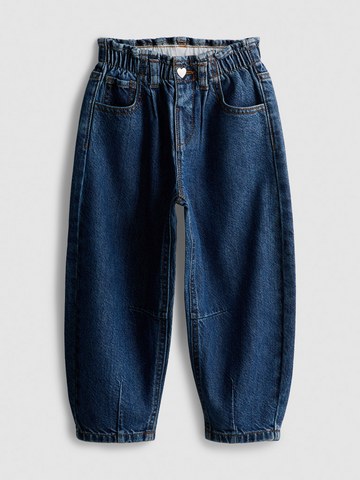 1-9yrs | Pure Cotton Paperbag Barrel Leg Jeans detail 2