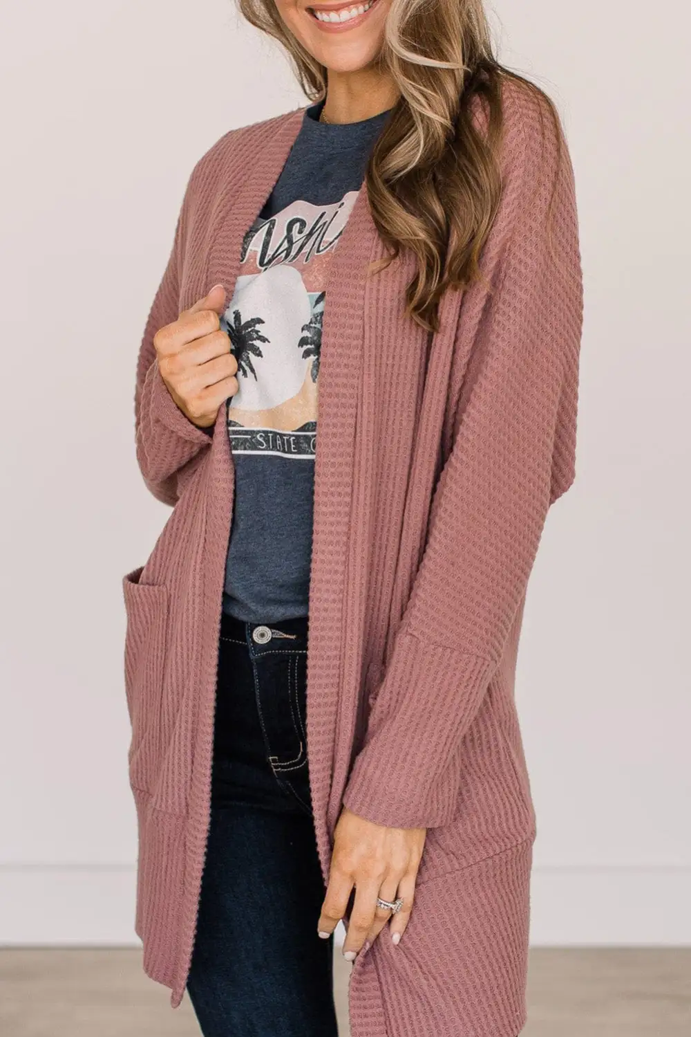 Pocketed Knit Cardigan