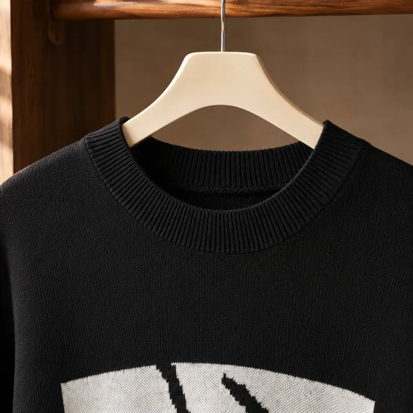 Graphic Knit Sweater