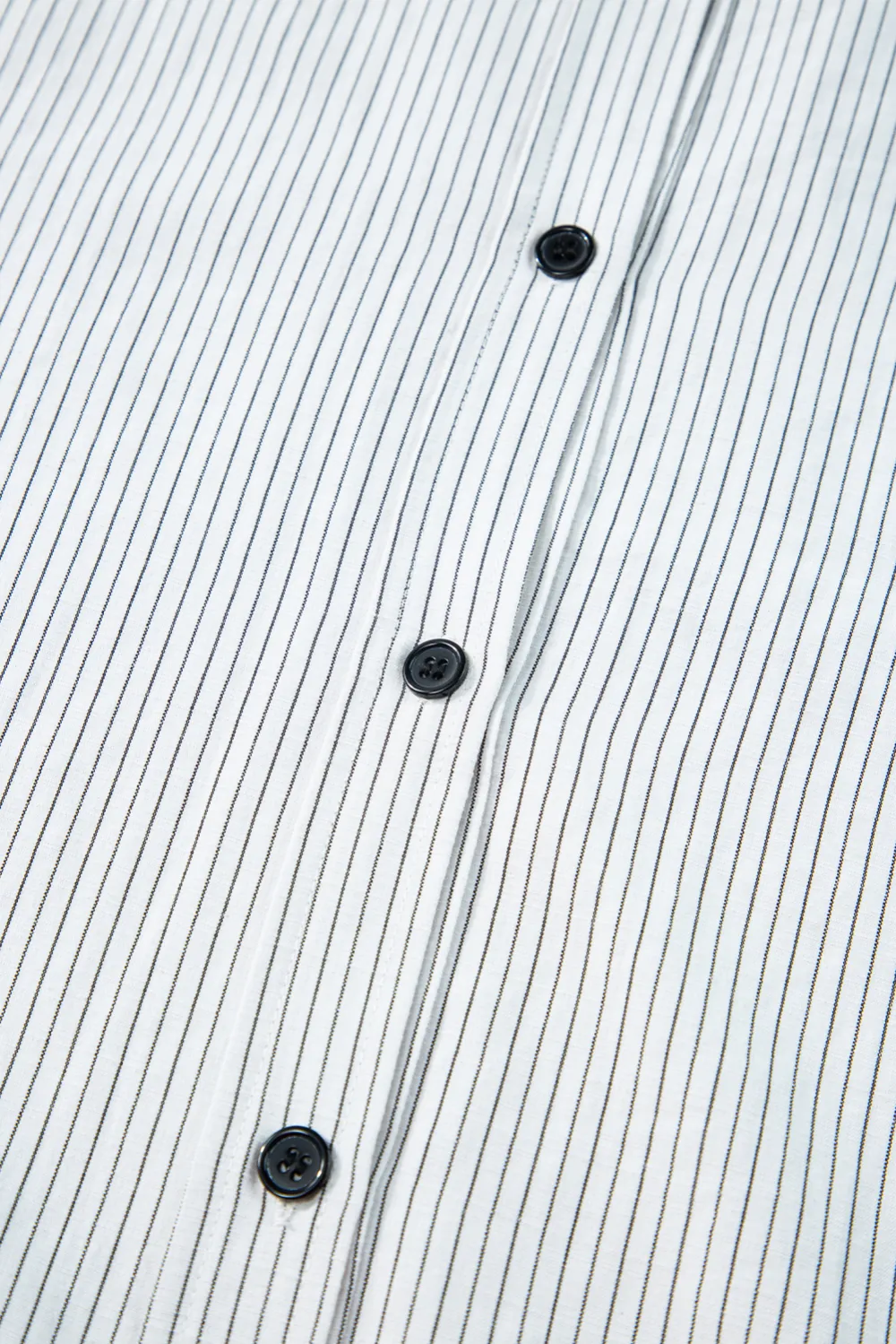 Black Stripe Roll Tab Sleeve Shirt