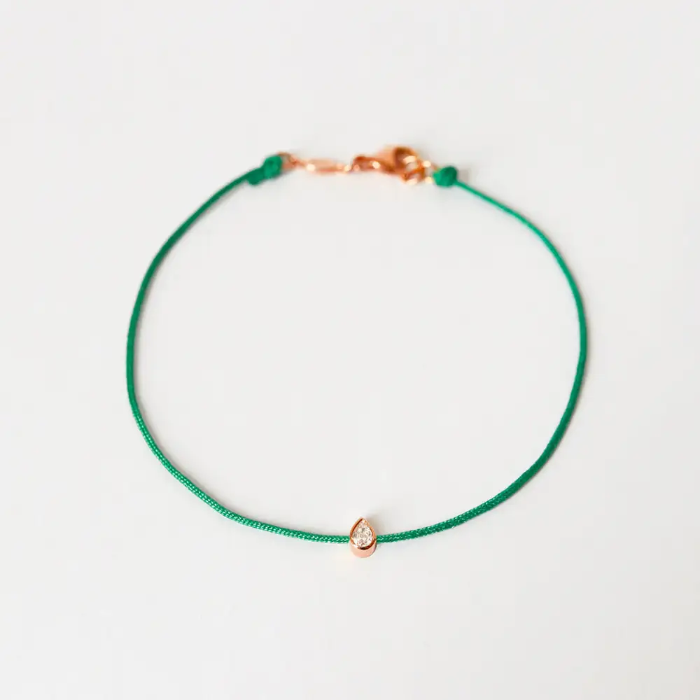 Diamond Solitaire Heart Bracelet