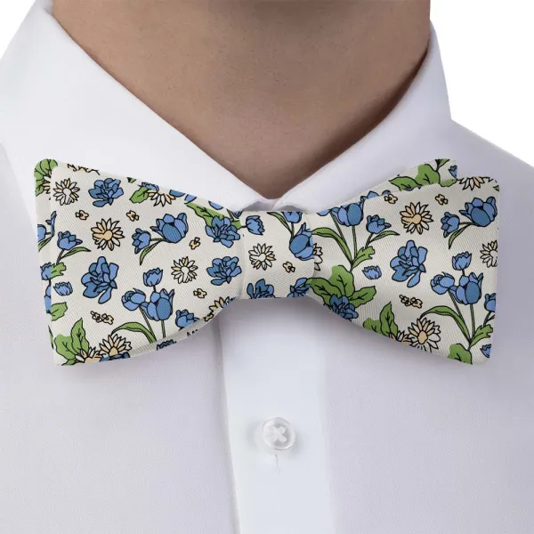 Clara Floral Motif Bow Tie