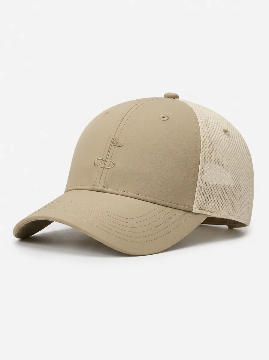 Unisex Equestrian Mesh Trucker Cap Featuring Horse Flag Embroidery