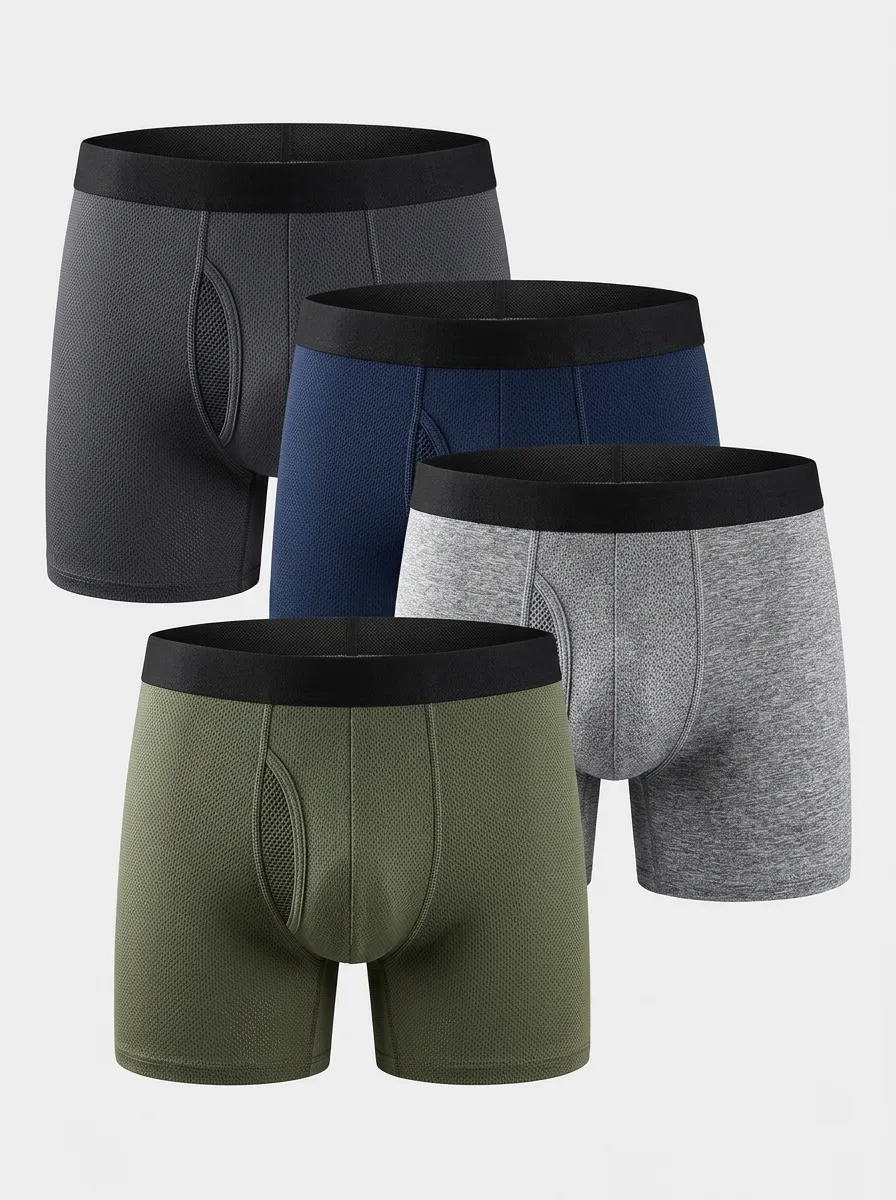 Functional Edit Men's Four Pack Boxer Briefs