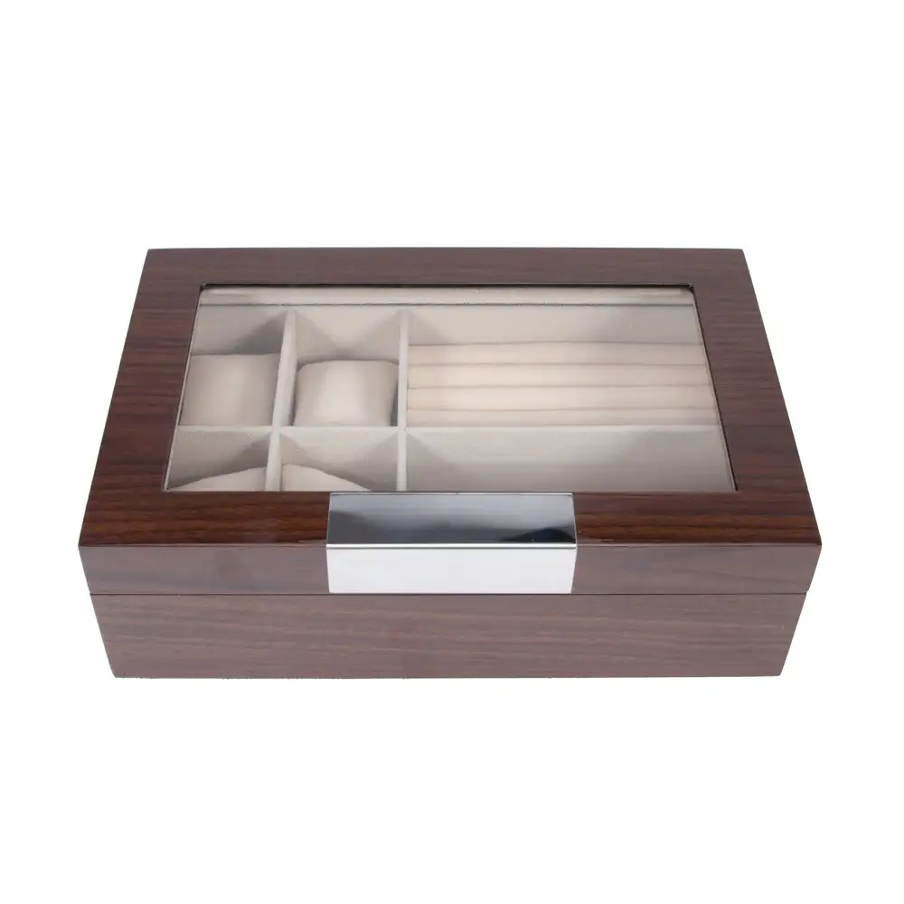 Wood Display Jewelry Storage Box