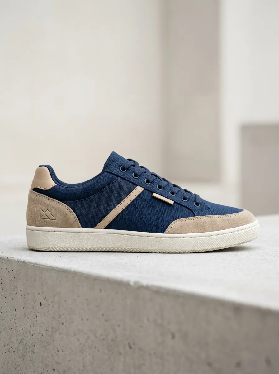 Winter-Ready Suede Look Minimalist Lifestyle Look Men's Casual Sneakers