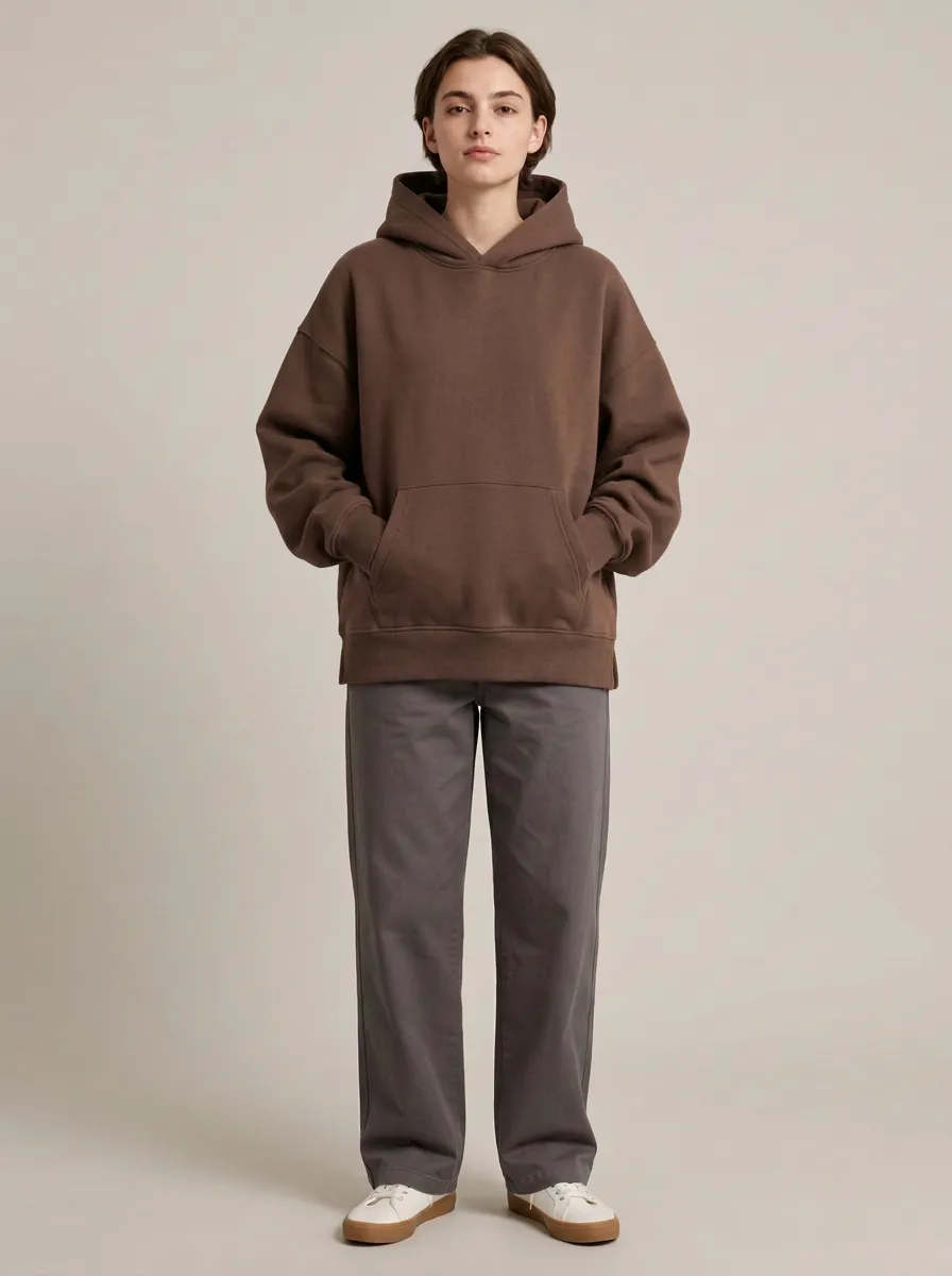 Off Duty Minimal Unisex Everyday Hoodie
