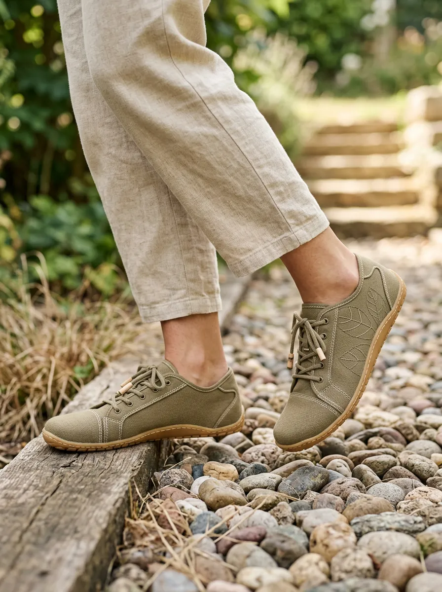 Minimal Leaf Modern Look Unisex Barefoot Shoes