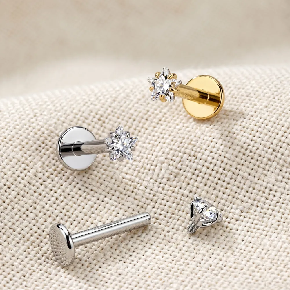 Everyday Titanium Labret Stud
