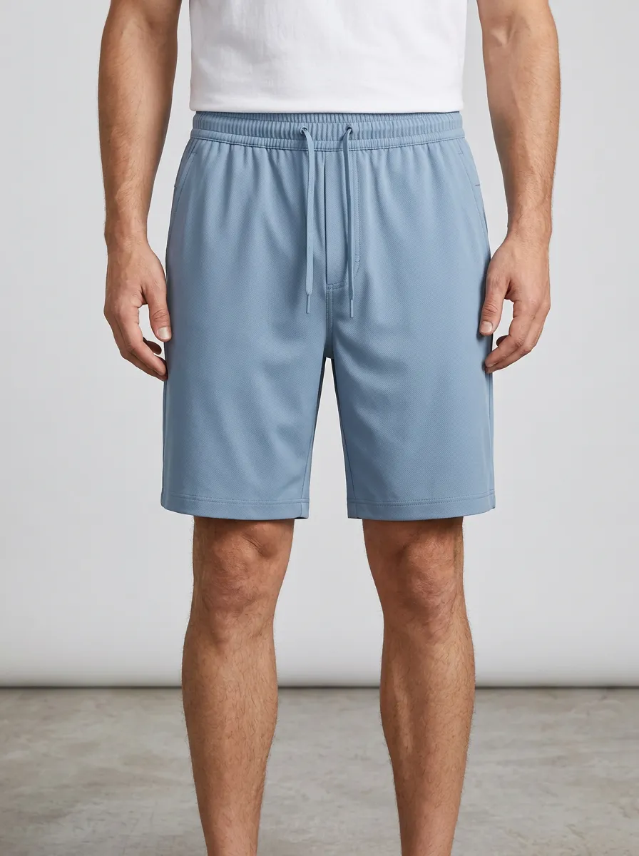 Contemporary Ice-Silk Casual Stretch Shorts