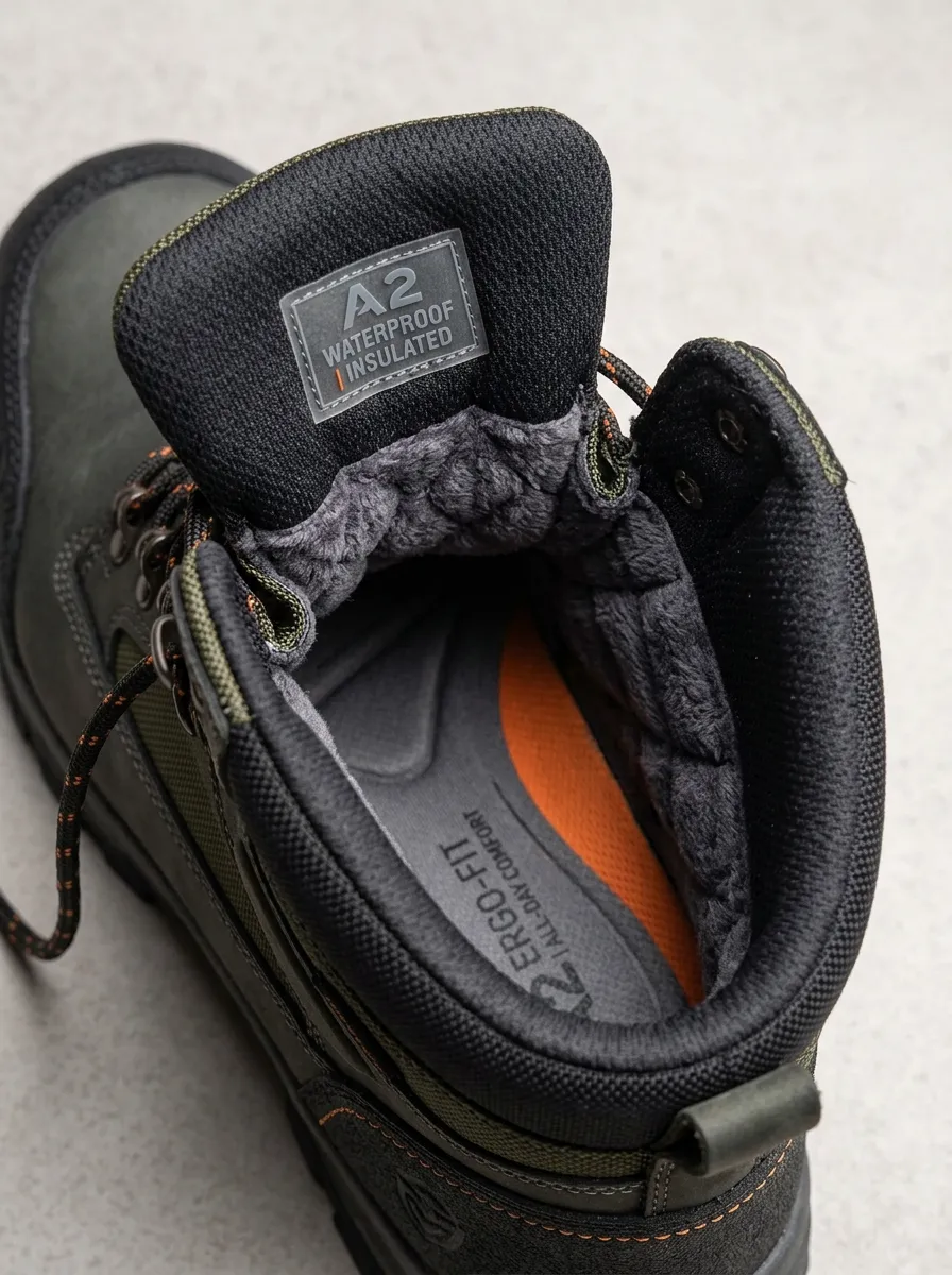 Outdoor-Ready Men's Waterproof Work Boots