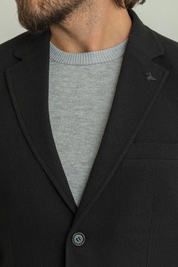 Slim Fit Woven Blazer
