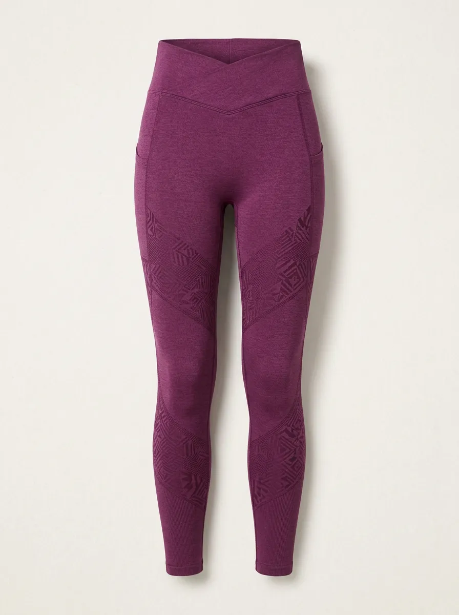 Women's Motion Geometric Pattern Printed Leggings
