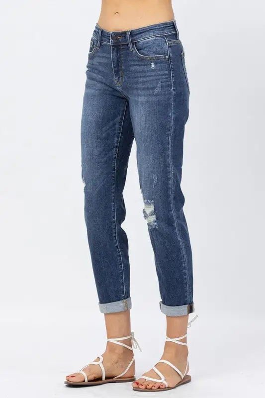 Mid Rise Slim Jeans