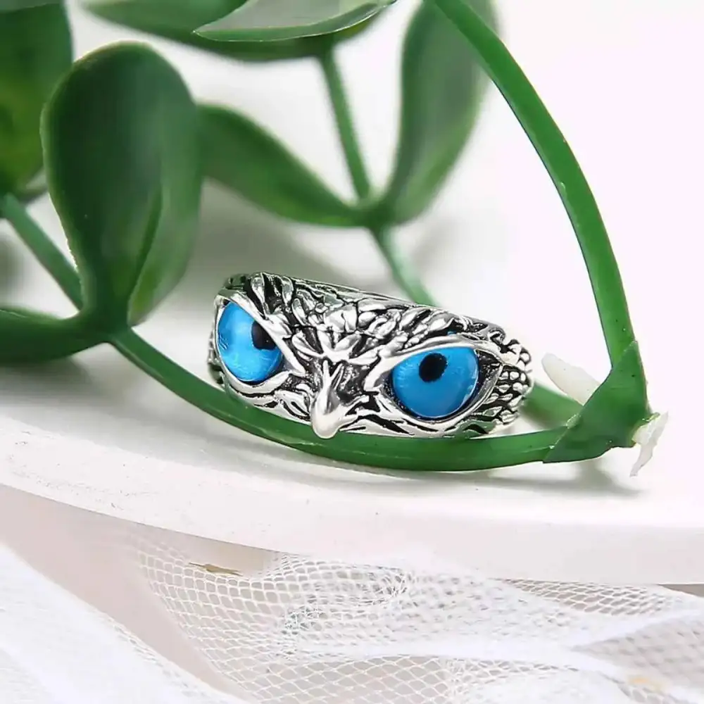 Alloy Owl Detail Ring